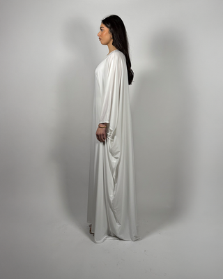 The White Petalwood Kaftan