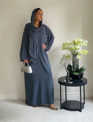 The Grey Starlight Abaya