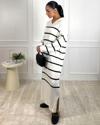 The White Winter Grove Dress